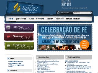Thumbnail do site IASD - Igreja Adventista do Stimo Dia - Central de Vitria