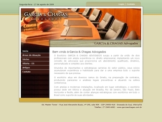 Thumbnail do site Garcia & Chagas Advogados