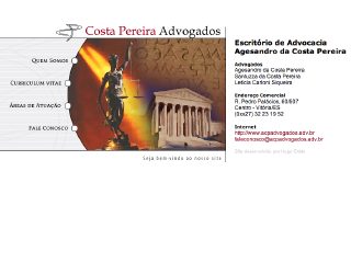 Thumbnail do site Costa Pereira Advogados