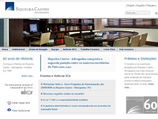 Thumbnail do site Siqueira Castro - Advogados