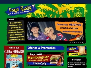 Thumbnail do site Dona Rosa Bar