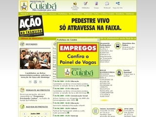 Thumbnail do site Prefeitura Municipal de Cuiab