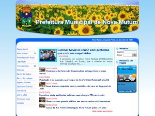 Thumbnail do site Prefeitura Municipal de Nova Mutum