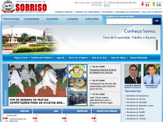 Thumbnail do site Prefeitura Municipal de Sorriso