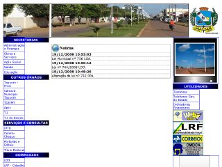 Thumbnail do site Prefeitura Municipal de Tapurah