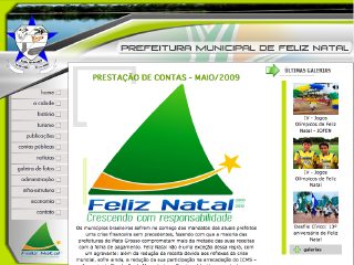 Thumbnail do site Prefeitura Municipal de Feliz Natal