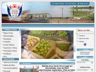 Thumbnail do site Prefeitura Municipal de Marcelndia