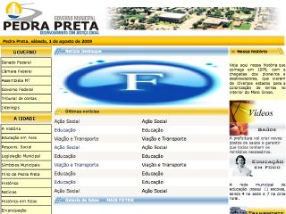 Thumbnail do site Prefeitura Municipal de Pedra Preta