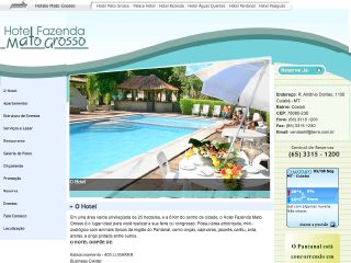Thumbnail do site Hotel Fazenda Mato Grosso