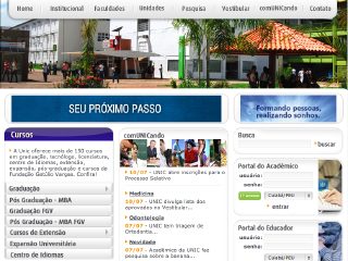 Thumbnail do site Universidade de Cuiab - UNIC 
