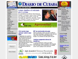 Thumbnail do site Dirio de Cuiab