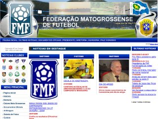 Thumbnail do site FMF - Federao Matogrossense de Futebol