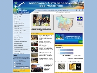 Thumbnail do site AMM - Associação Matogrossense de Municípios