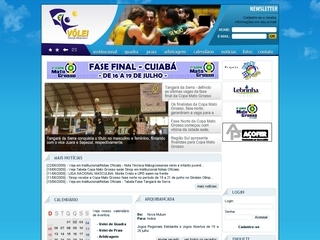 Thumbnail do site Federação Matogrossense de Voleibol