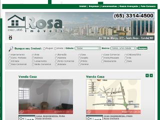 Thumbnail do site Rosa Imveis Ltda.