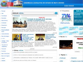 Thumbnail do site Assembléia Legislativa do Estado de Mato Grosso
