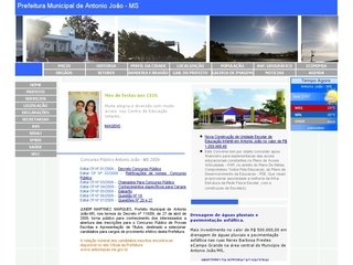 Thumbnail do site Prefeitura Municipal de Antnio Joo
