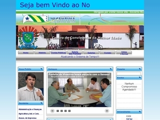 Thumbnail do site Prefeitura Municipal de Vicentina