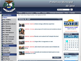 Thumbnail do site Prefeitura Municipal de Jate