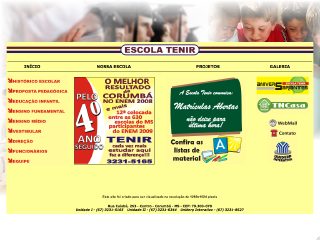 Thumbnail do site Escola TENIR Ltda