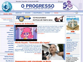 Thumbnail do site Jornal O Progresso