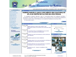 Thumbnail do site Academia Sul-Mato-Grossense de Letras