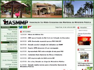 Thumbnail do site ASSMP - Associação Sul-Matogrossense do Ministério Público