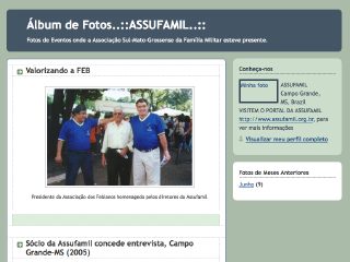 Thumbnail do site ASSUFAMIL - Associao Sul-Matogrossense da Famlia Militar