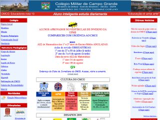 Thumbnail do site Colgio Militar de Campo Grande 