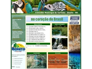 Thumbnail do site COMTUR - Conselho Municipal de Turismo de Bonito