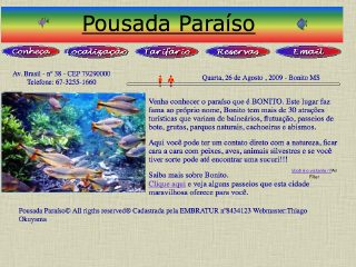 Thumbnail do site Pousada Paraso