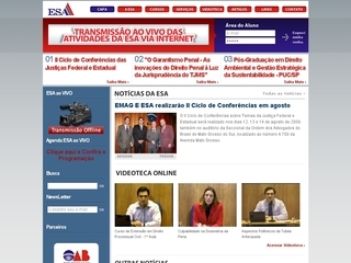 Thumbnail do site ESA - Escola Superior de Advocacia