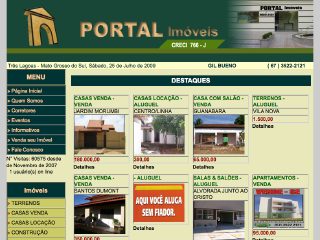 Thumbnail do site Portal Imveis