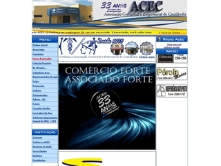 Thumbnail do site Associao Comercial e Industrial de Cassilndia