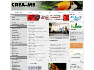 Thumbnail do site CREA-MS