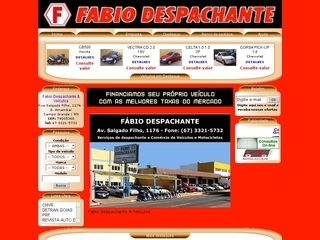 Thumbnail do site Fabio Despachante & Veculos