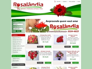 Thumbnail do site Rosalndia  Floricultura