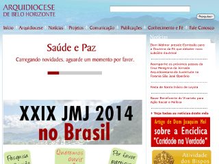 Thumbnail do site Arquidiocese de Belo Horizonte