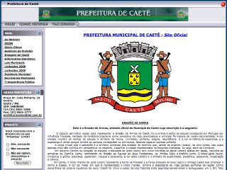 Thumbnail do site Prefeitura Municipal de Caet