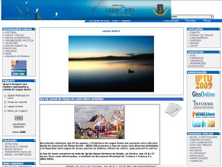 Thumbnail do site Prefeitura Municipal de Lagoa Santa