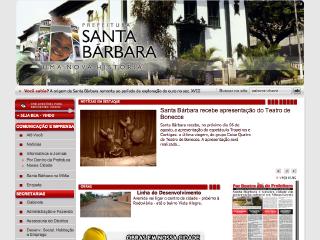 Thumbnail do site Prefeitura Municipal de Santa Brbara