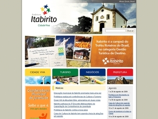 Thumbnail do site Prefeitura Municipal de Itabirito