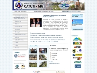 Thumbnail do site Prefeitura Municipal de Catuti