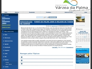 Thumbnail do site Prefeitura Municipal de Vrzea da Palma