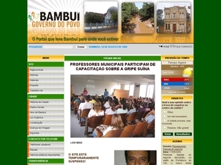 Thumbnail do site Prefeitura Municipal de Bambu