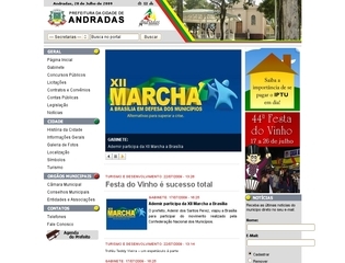 Thumbnail do site Prefeitura Municipal de Andradas