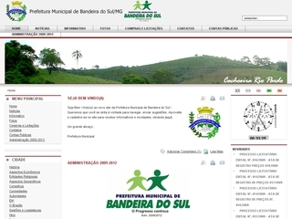 Thumbnail do site Prefeitura Municipal de Bandeira do Sul