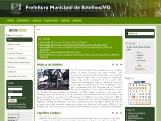 Thumbnail do site Prefeitura Municipal de Botelhos