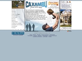 Thumbnail do site Prefeitura Municipal de Caxambu