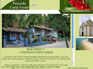 Thumbnail do site Pousada Costa Verde